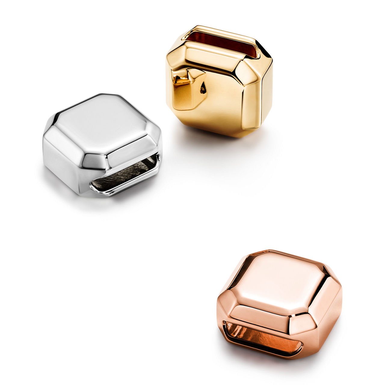 Tiffany True®:Scarf Ring in Rose Gold-plated Metal image number 7