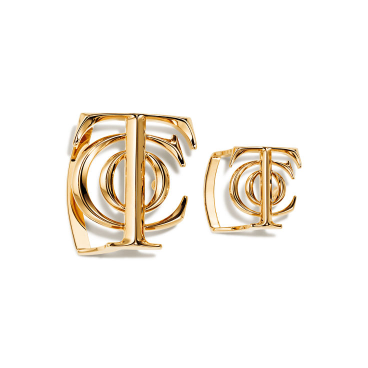 T&CO.®:Belt Buckle in Gold-colored Brass, 20 mm Wide image number 2
