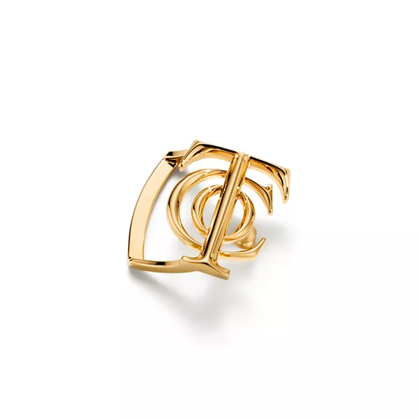 Belt Buckle in Gold-colored Brass, 20 mm Wide