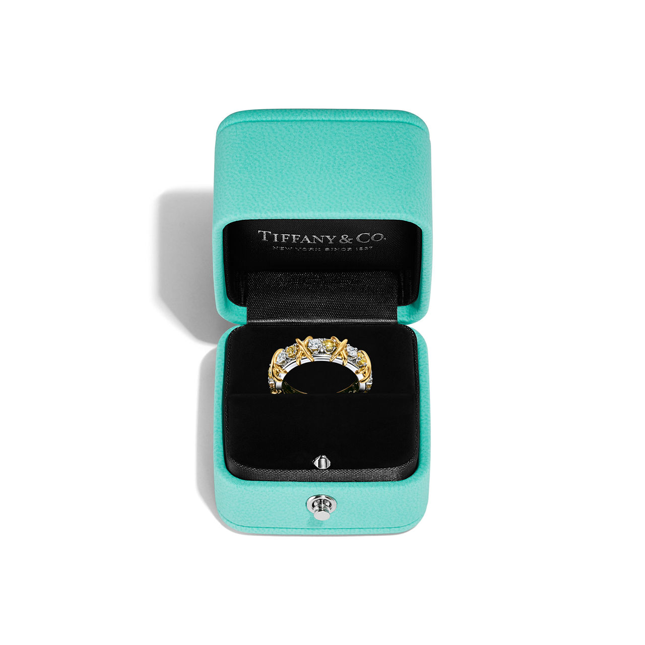 Sixteen Stone by Tiffany:Anillo con diamantes blancos y amarillos imagen número 3