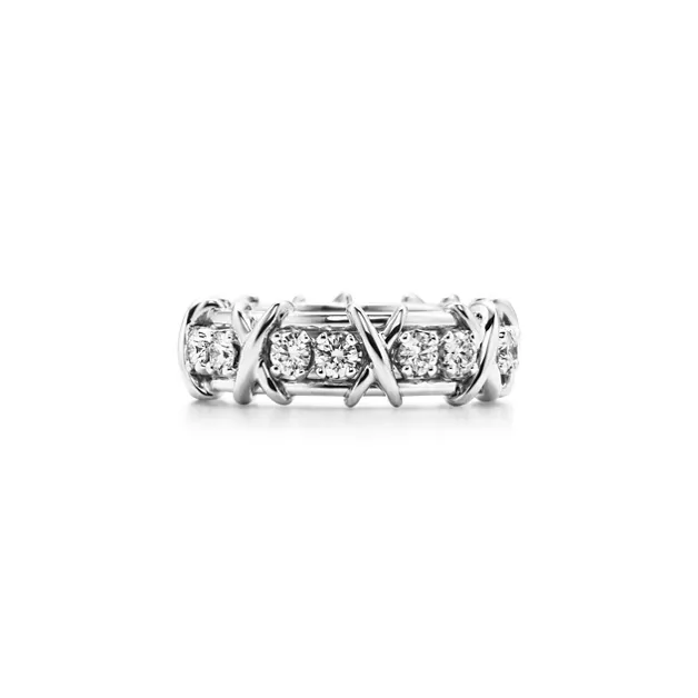 Sixteen Stone by Tiffany:Ring in Platinum with Diamonds image number 0