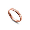 T&CO.&reg;:밴드 링 로즈 골드, 다이아몬드 세팅 이미지 번호 3