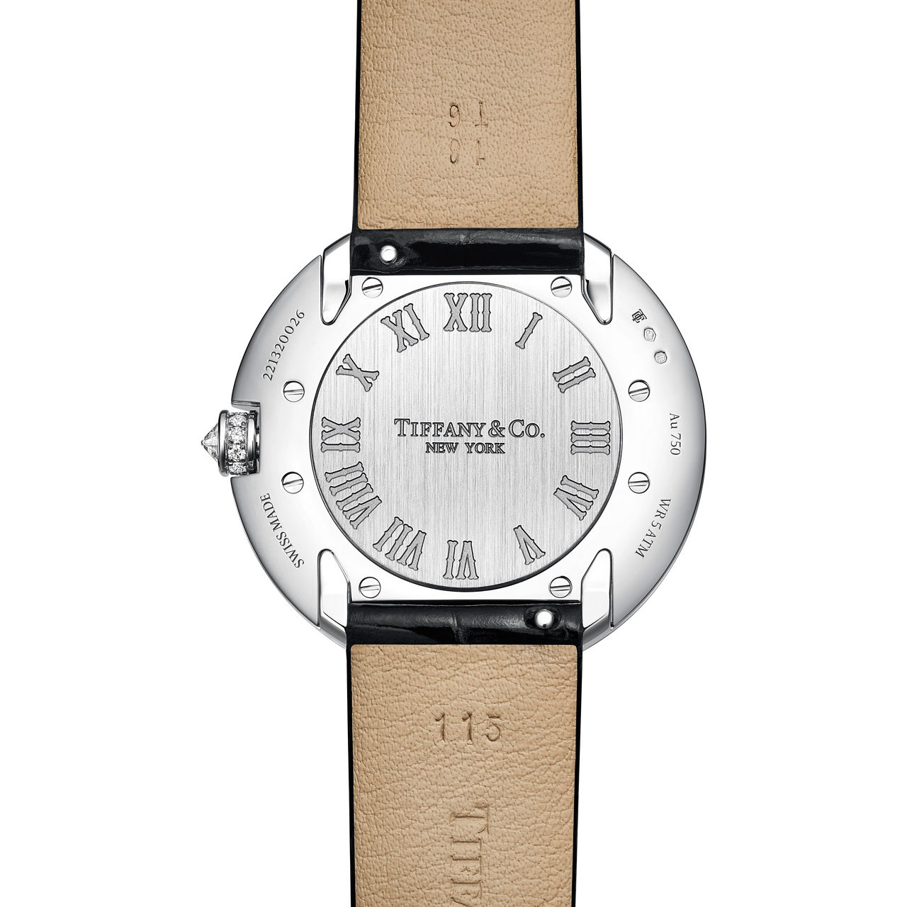 Tiffany 57:Watch in White Gold with Diamonds image number 2