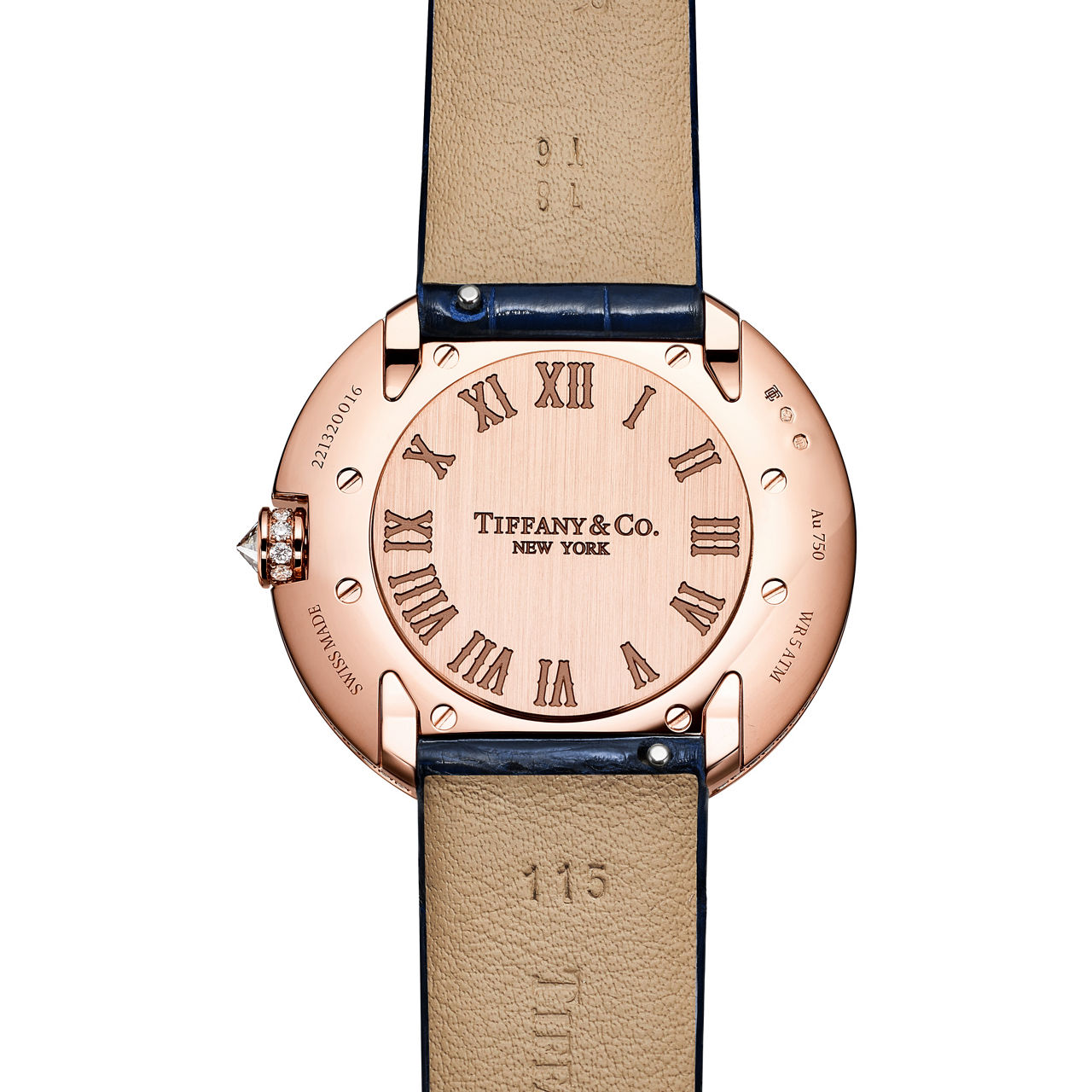 Tiffany 57:Watch in Rose Gold with Diamonds image number 2