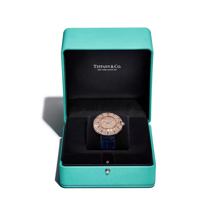 Tiffany 57:Watch in Rose Gold with Diamonds, 5