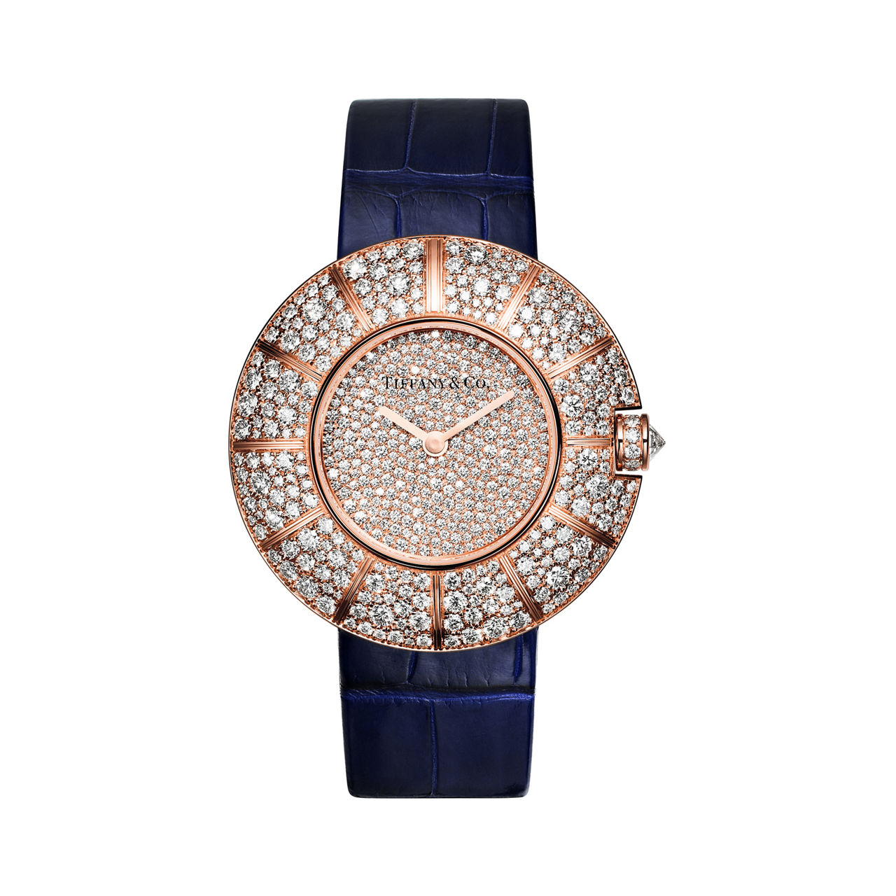 Tiffany 57:Watch in Rose Gold with Diamonds image number 0