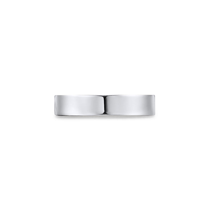 T&CO.®:Band Ring in Platinum with a Diamond image number 4