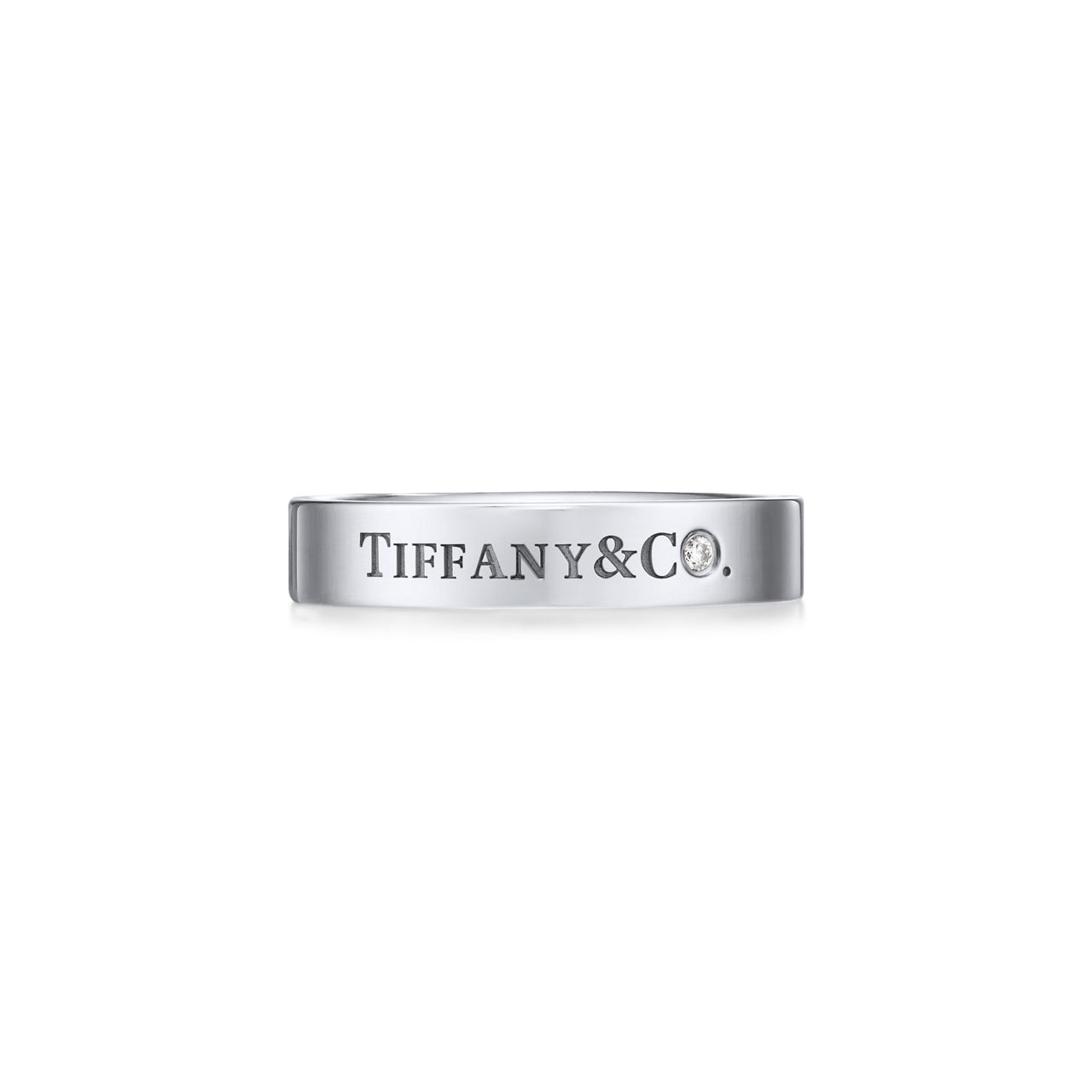 T&CO.®:Ehering in Platin mit Diamant Bildnummer 0