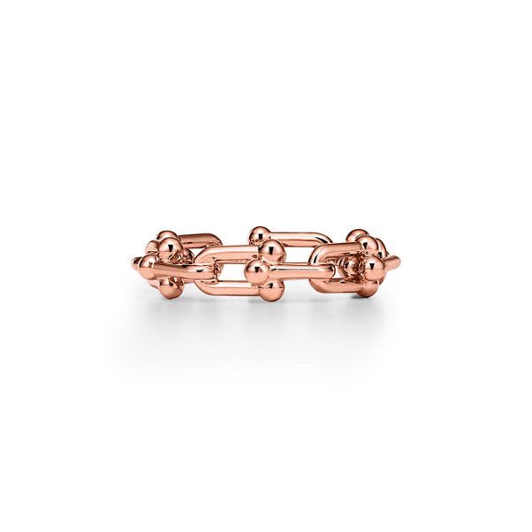 Tiffany HardWear:Ring mit extrakleinen Gliedern in Roségold