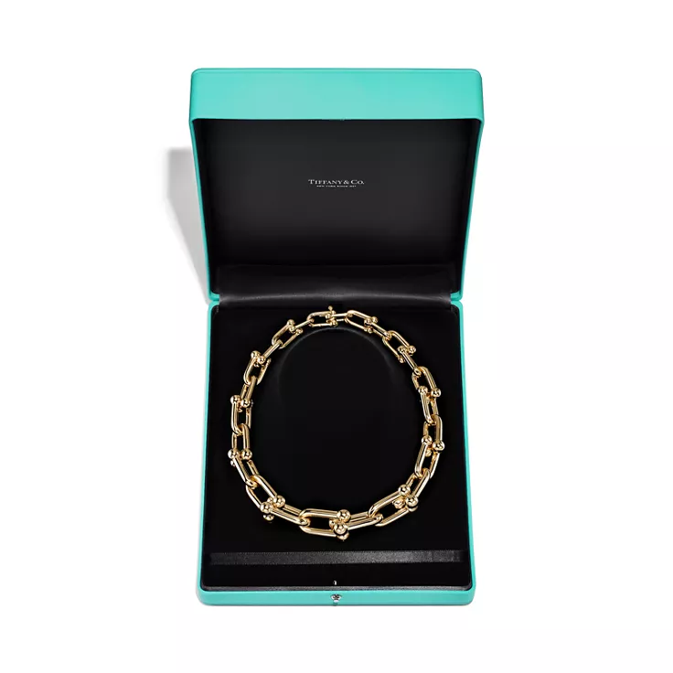 Tiffany HardWear:Collier à maillons dégradés opulents en or jaune 18 carats, 5