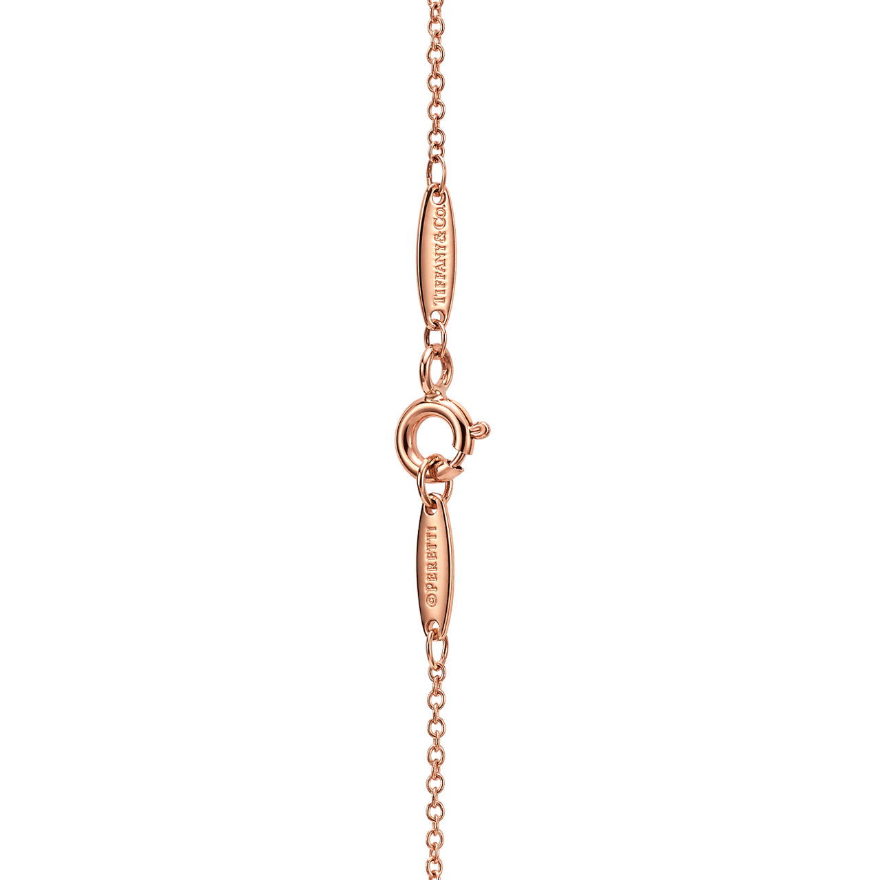 Elsa Peretti®:Bean design Bracelet in Rose Gold with Diamonds image number 2