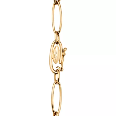 Elsa Peretti®:Five Bean design Bracelet in Yellow Gold with Pavé Diamonds, 3