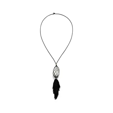 Elsa Peretti®:Bean® design Necklace of White Finish over Sterling Silver, 2