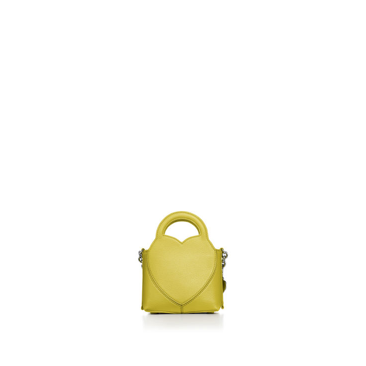 Collezione Return to Tiffany™:Micro tote in pelle giallo citrino numero immagine 5
