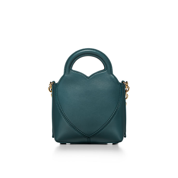 Collezione Return to Tiffany™:Micro tote in pelle blu zaffiro del Montana numero immagine 5
