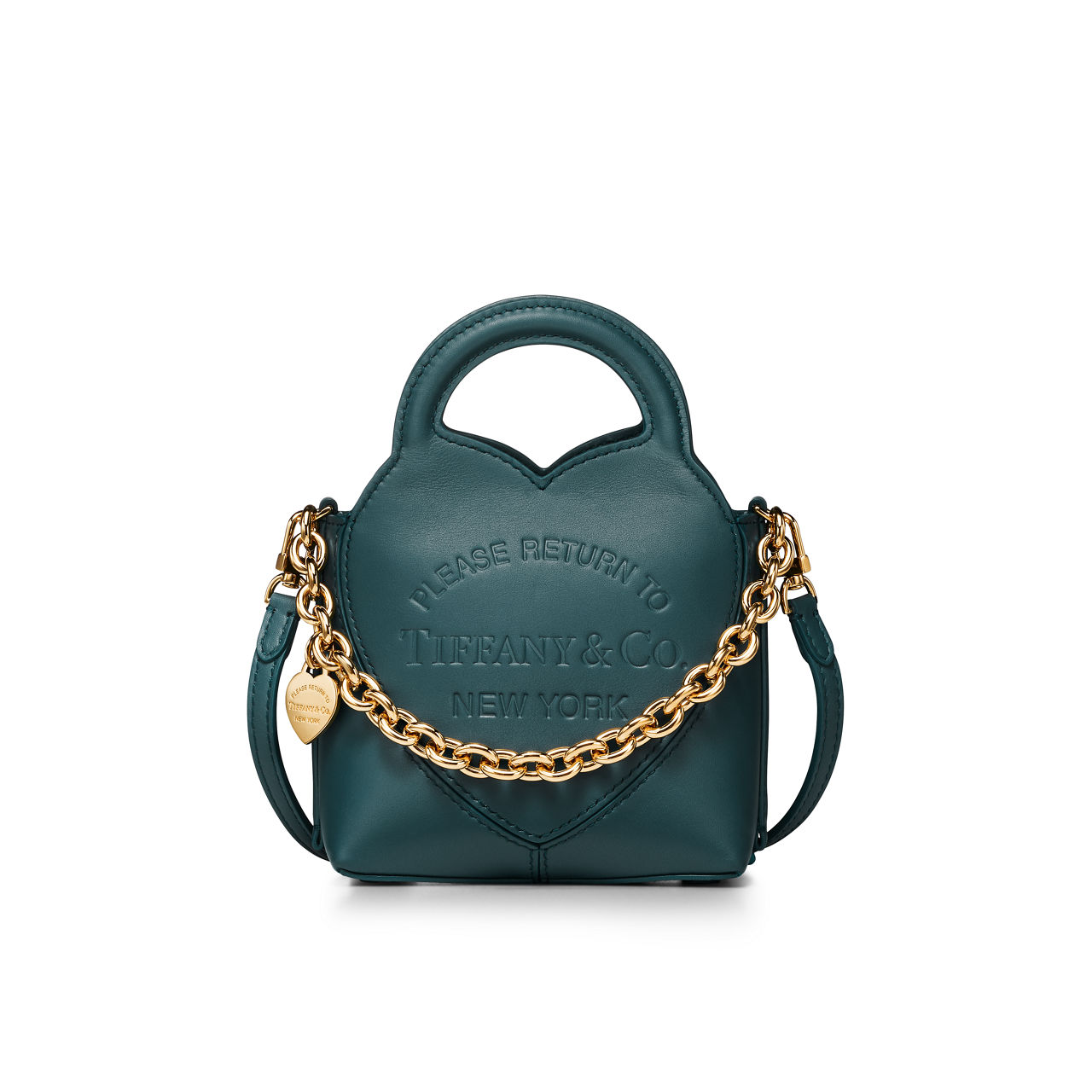 Mikrotasche aus Leder in Montana-Saphirblau