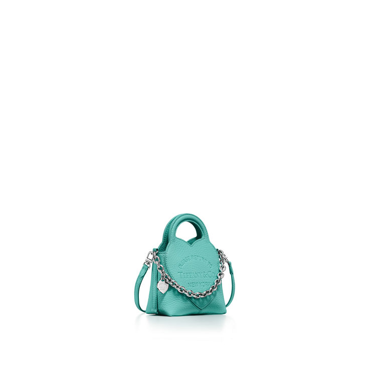 Return to Tiffany®:Micro Tote Bag in Tiffany Blue® Leather image number 4