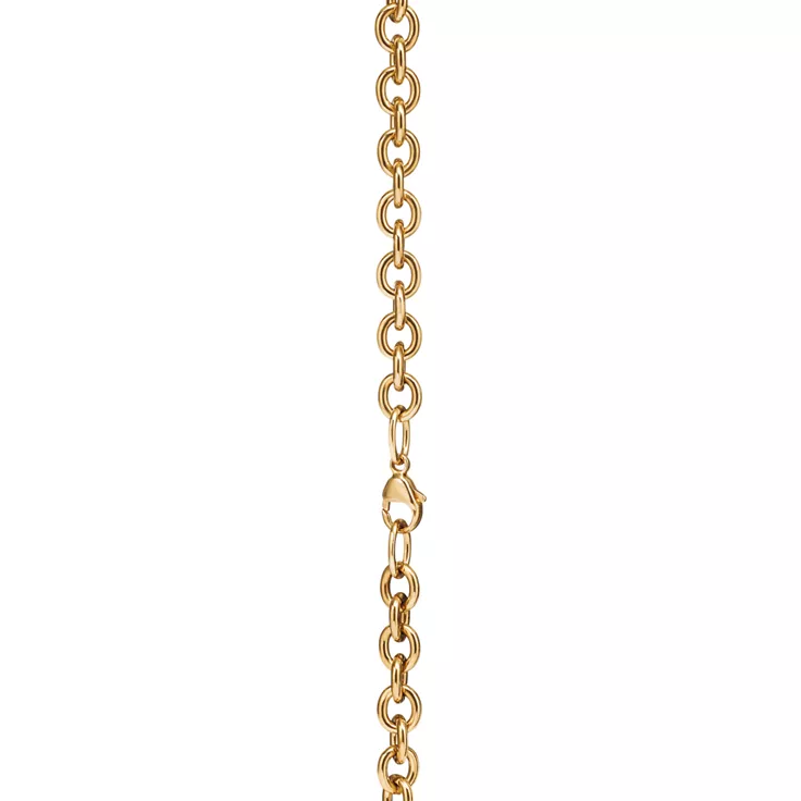 Return to Tiffany®:Heart Tag Necklace in Yellow Gold, Medium, 5