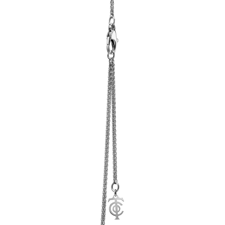 Tiffany Knot:Medium Key Pendant in Platinum with Diamonds, 4