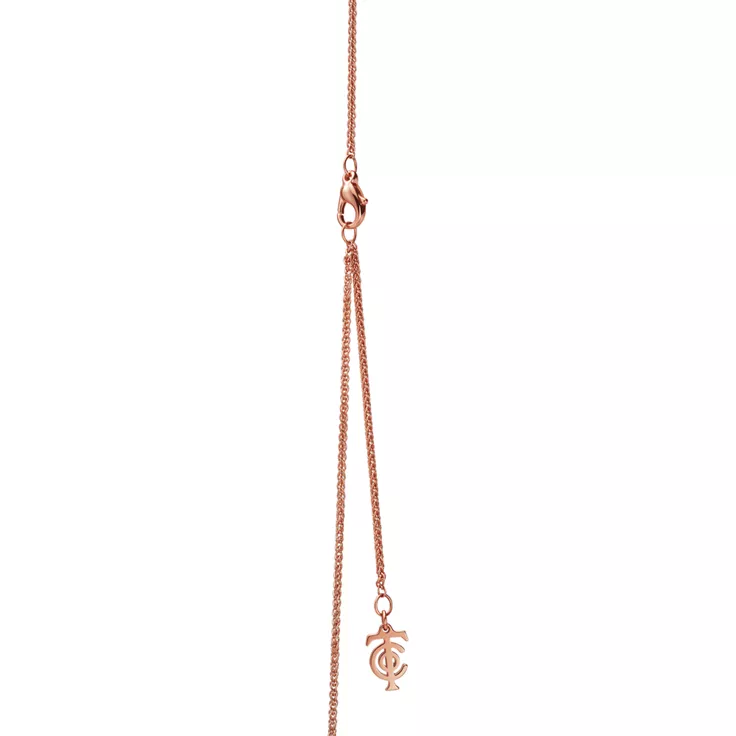 Tiffany Knot:Small Key Pendant in Rose Gold with Diamonds, 4