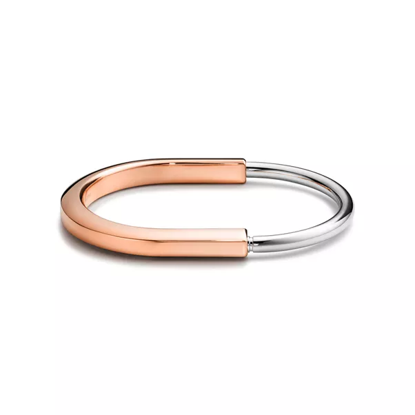 Bangle in Rose and White Gold