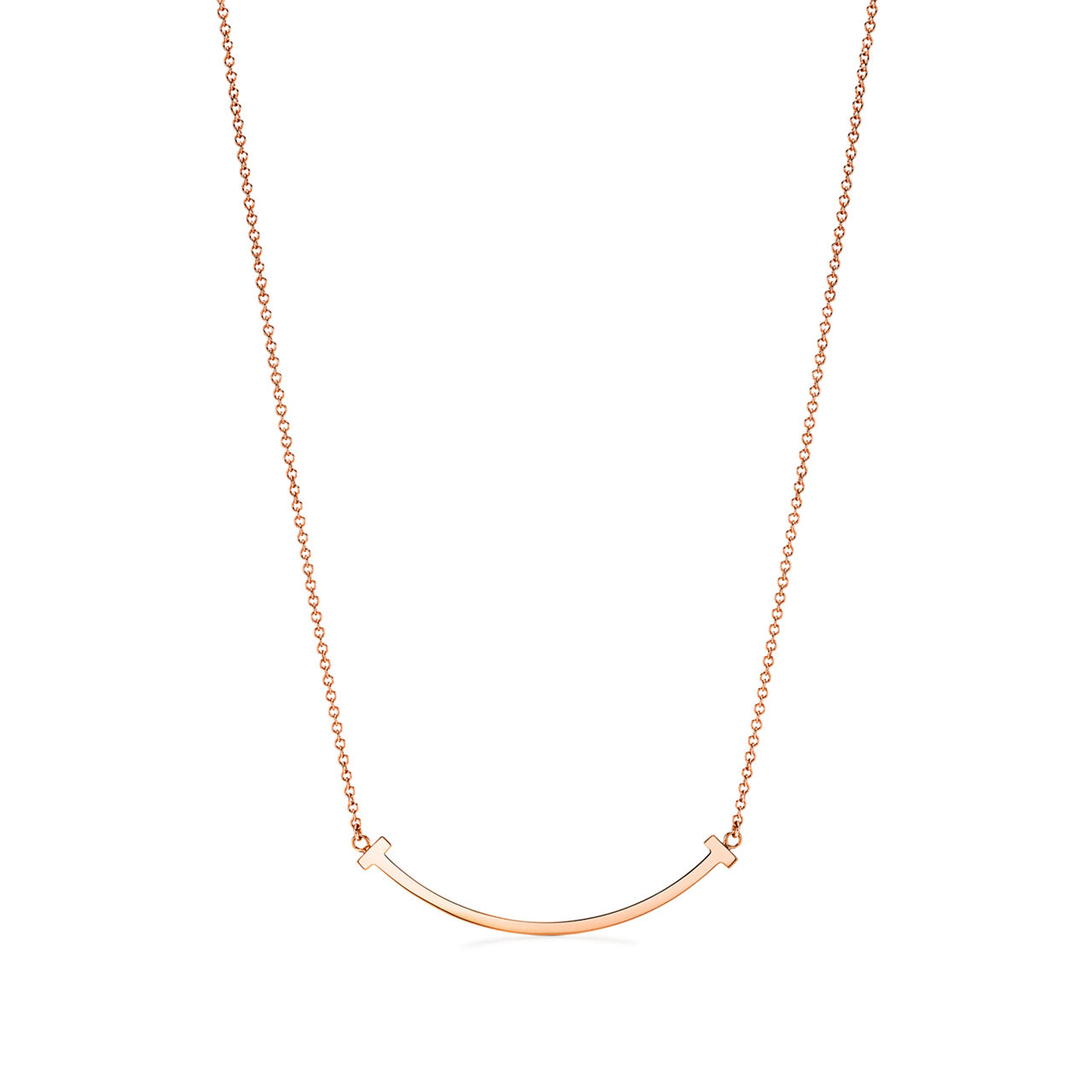 Tiffany T:Smile Pendant and Earrings Set, Limited Edition in Rose Gold image number 2