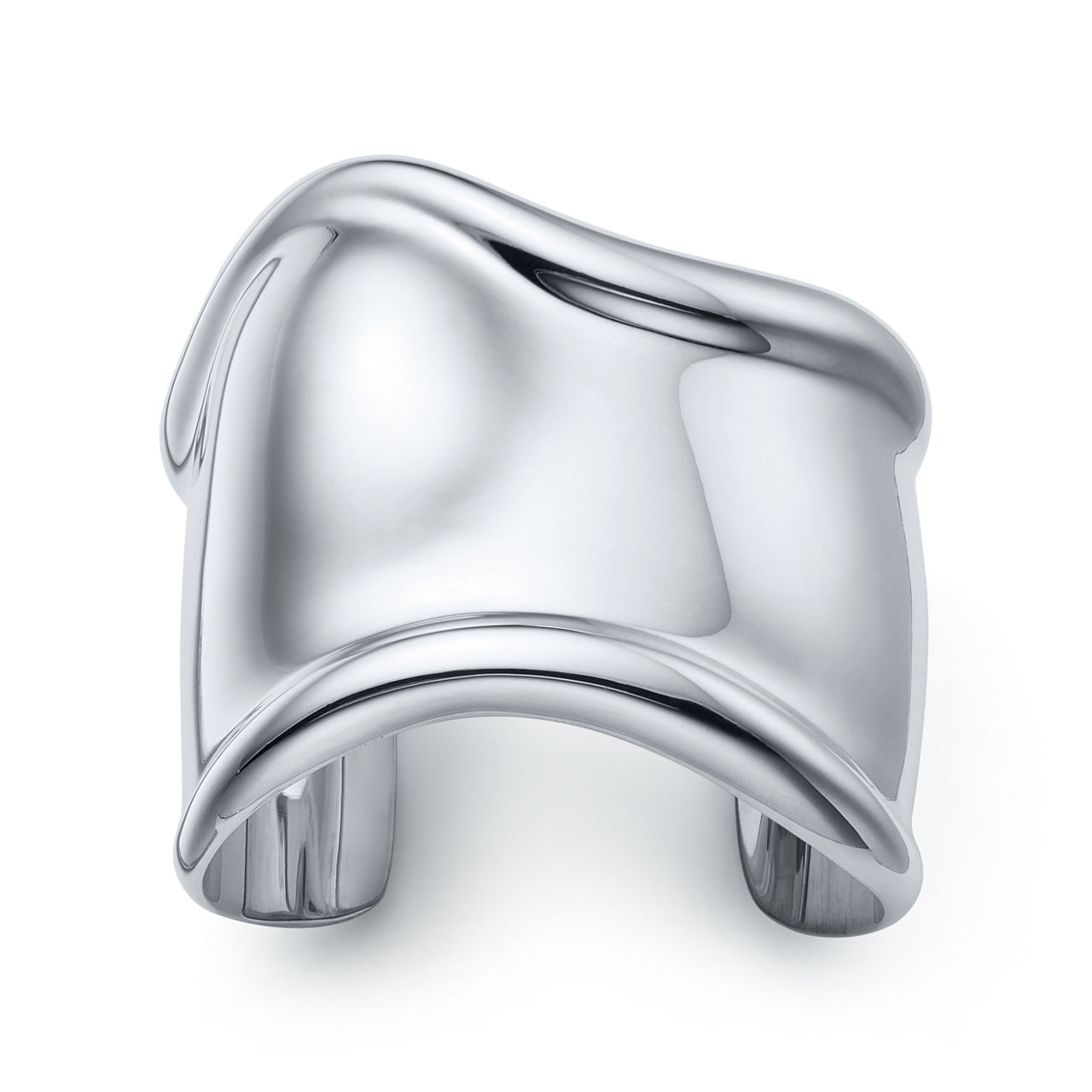Elsa Peretti®:Medium Bone Cuff in Sterling Silver, 61 mm Wide