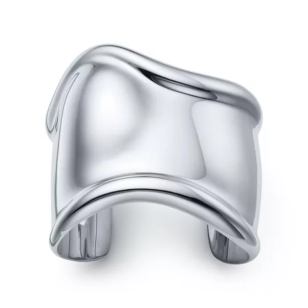 Medium Bone Cuff in Sterling Silver