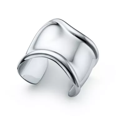 Elsa Peretti&reg;:Medium Bone Cuff in Sterling Silver, 61 mm Wide, 3