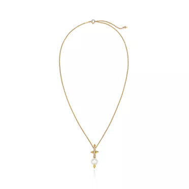 Tiffany Titan by Pharrell Williams:Pearl Pendant in Yellow Gold with Diamonds, 2