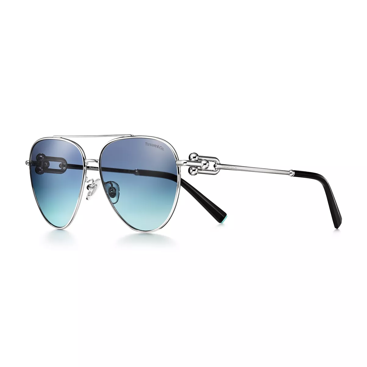 Sunglasses in Silver-colored Metal