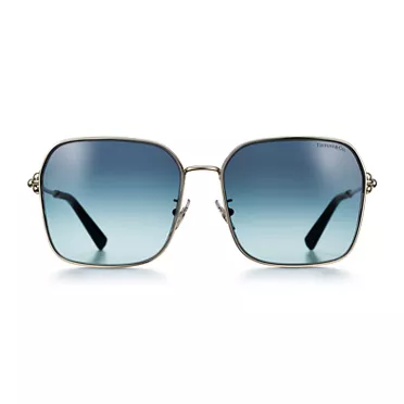 Tiffany HardWear:Sunglasses in Pale Gold-colored Metal, 2