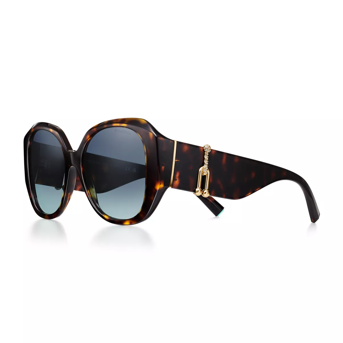 Sunglasses in Tortoise Acetate with Tiffany Blue&reg; Lenses