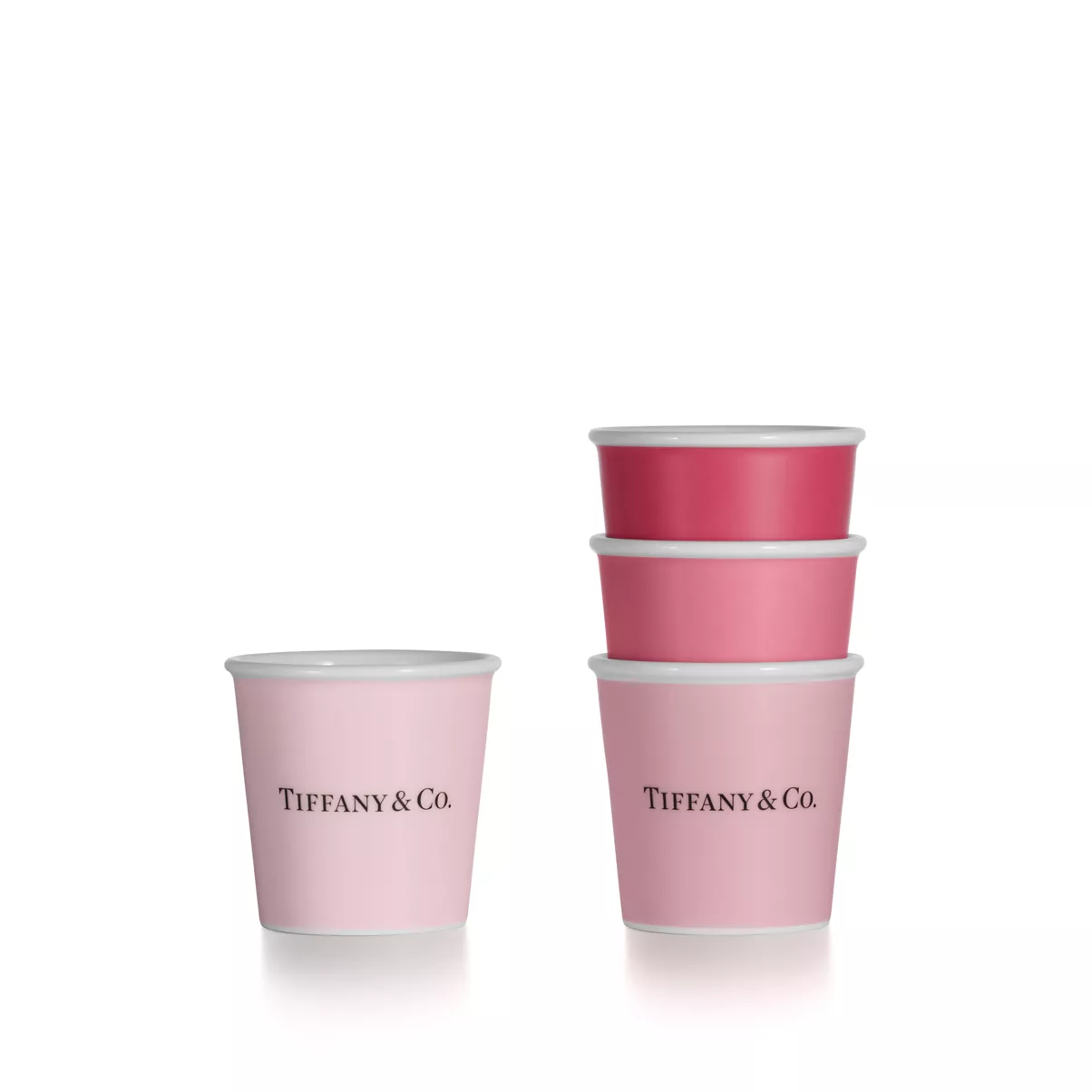 티파니 에스프레소 컵, 본차이나, 4개 세트