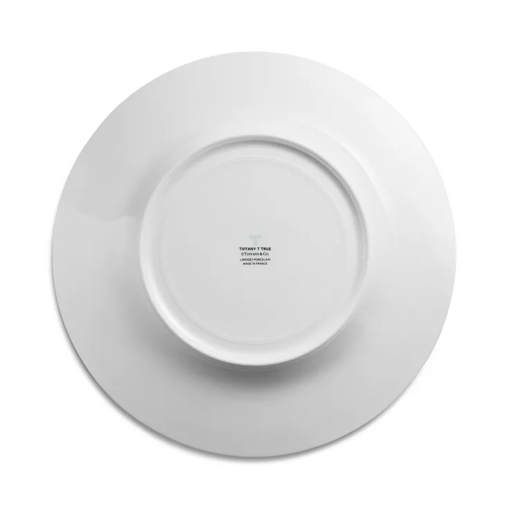 Tiffany T:True Charger with a Hand-painted Platinum Rim, 1