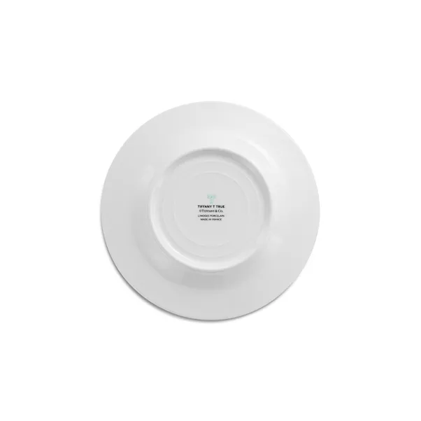 True Bread and Butter Plate with a Hand-painted Platinum Rim