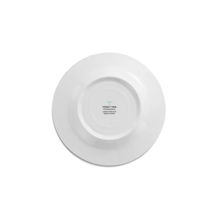 Tiffany T:True Bread and Butter Plate with a Hand-painted Platinum Rim, 1
