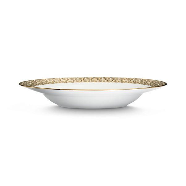 Tiffany T:True Bowl with a Hand-painted Gold Rim