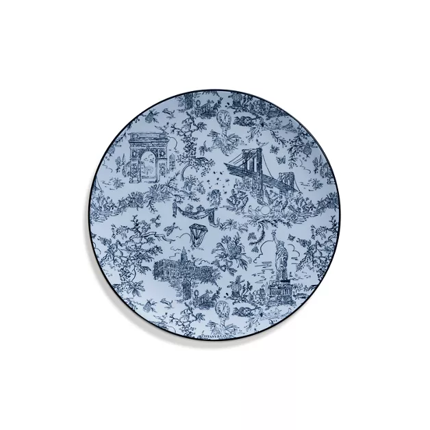 Tiffany Toile:Dessert Plate in Bone China image number 0