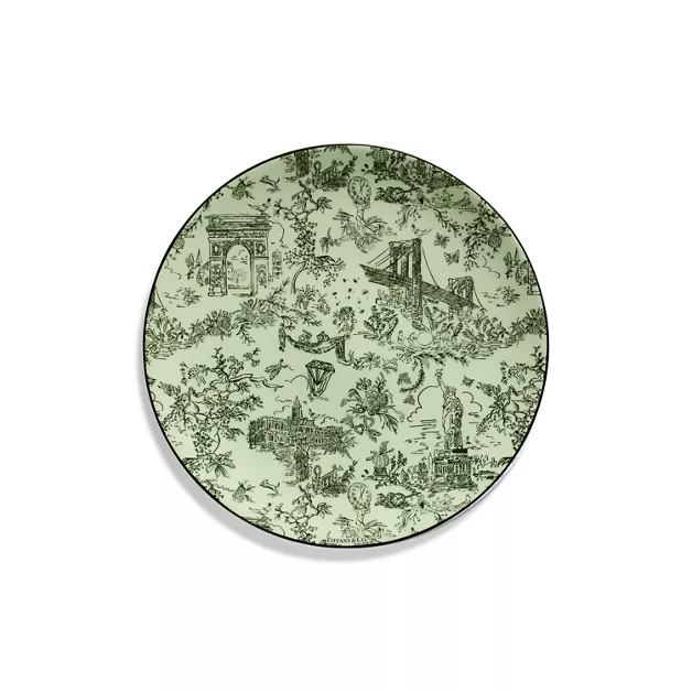 Tiffany Toile:Assiette à dessert en porcelaine numéro dimage {1}