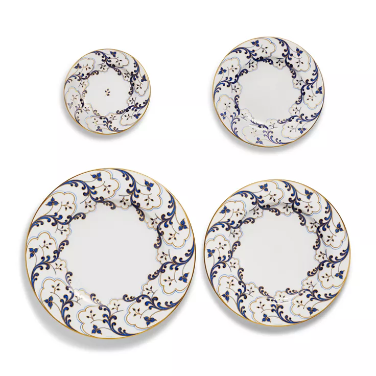 Valse Bleue Dessert Plate in Bone China, 2