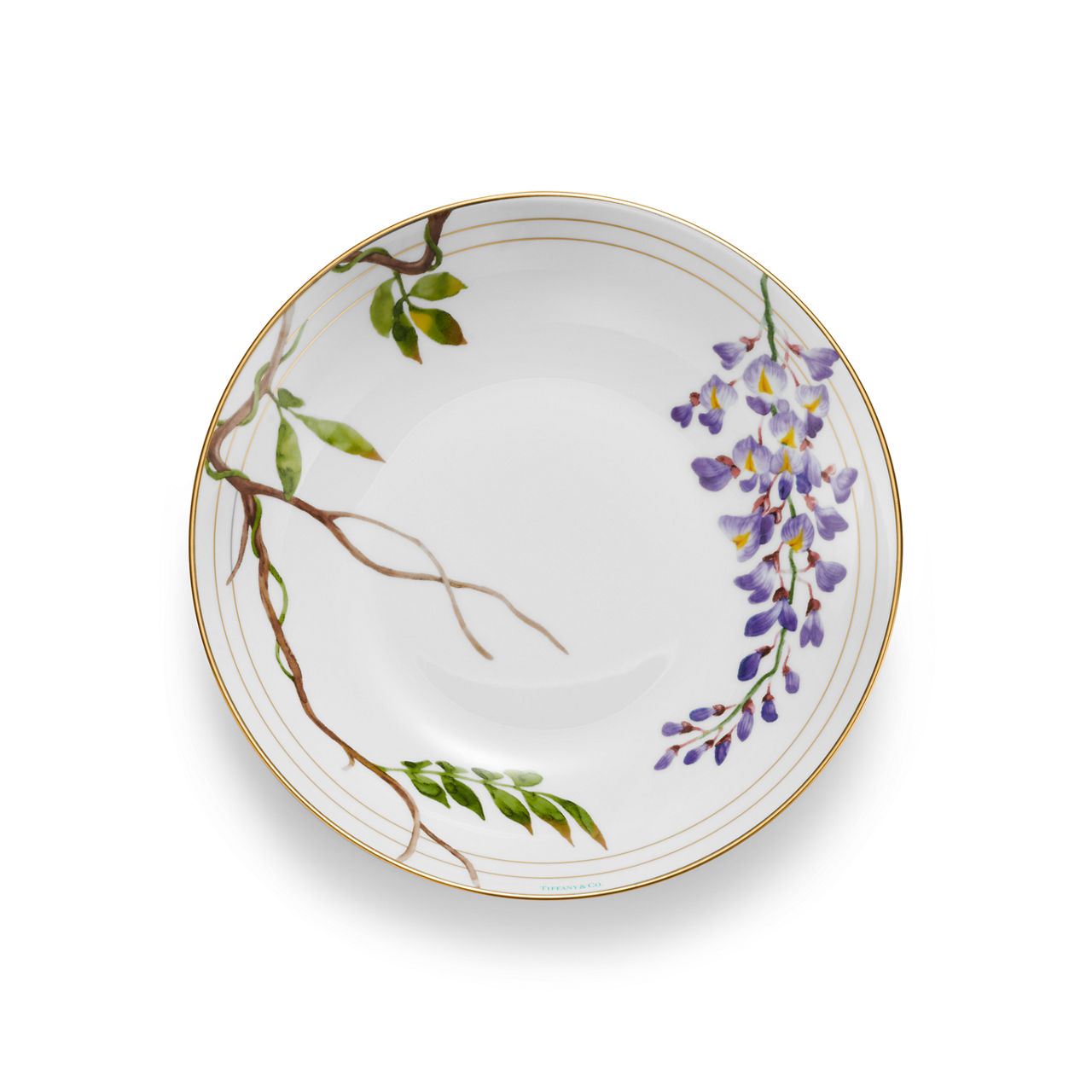 Plato hondo de porcelana