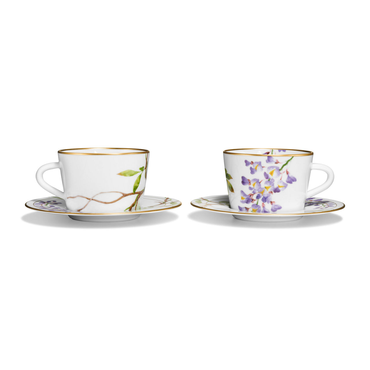 Tiffany Wisteria:Teacup and Saucer Set of Two, in Porcelain image number 0