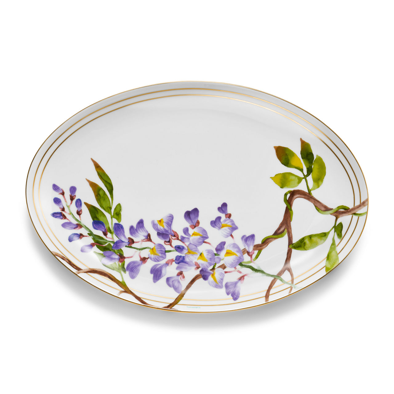 Tiffany Wisteria:Serving Plate in Porcelain image number 0