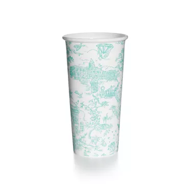 Tiffany Toile:Large Coffee Cup in Tiffany Blue® Bone China, 2