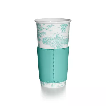 Tiffany Toile:Large Coffee Cup in Tiffany Blue® Bone China, 3