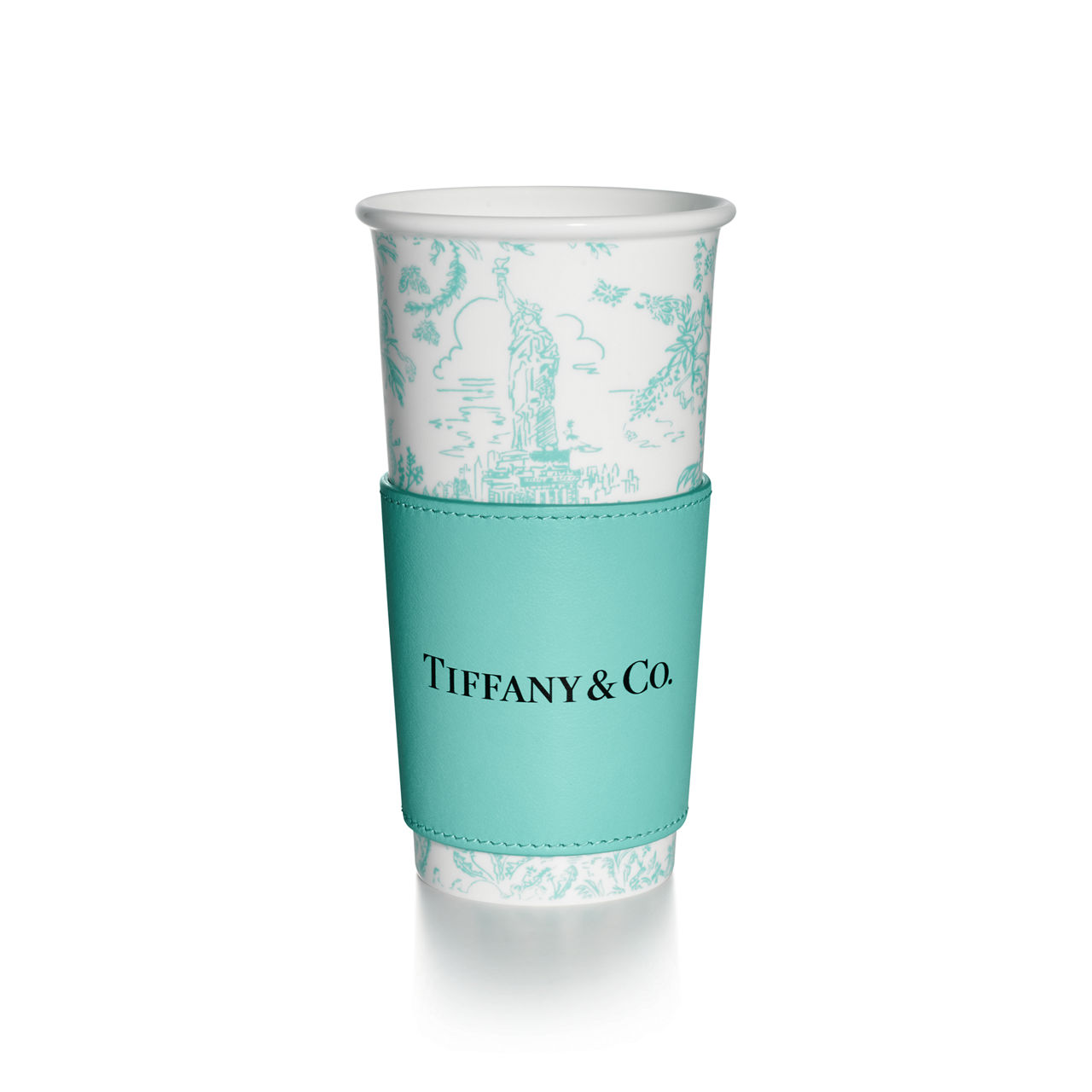 Tiffany Toile:Large Coffee Cup in Tiffany Blue® Bone China image number 0