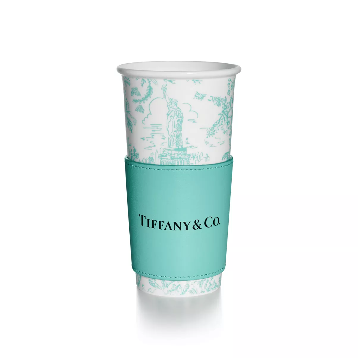 Large Coffee Cup in Tiffany Blue&reg; Bone China
