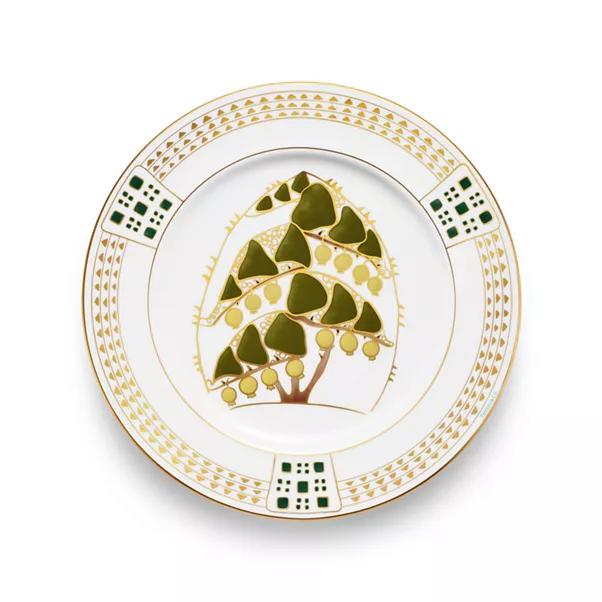 Dinner Plates in Bone China, Set of Six