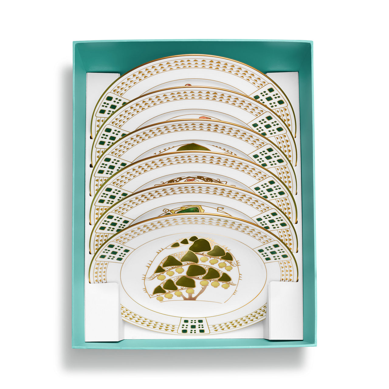 Tiffany Berries:Dinner Plates in Bone China, Set of Six image number 3